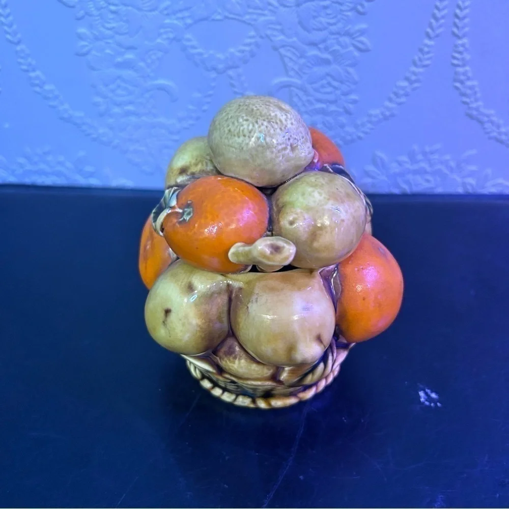Orange Spice Fruit Sugar Bowl